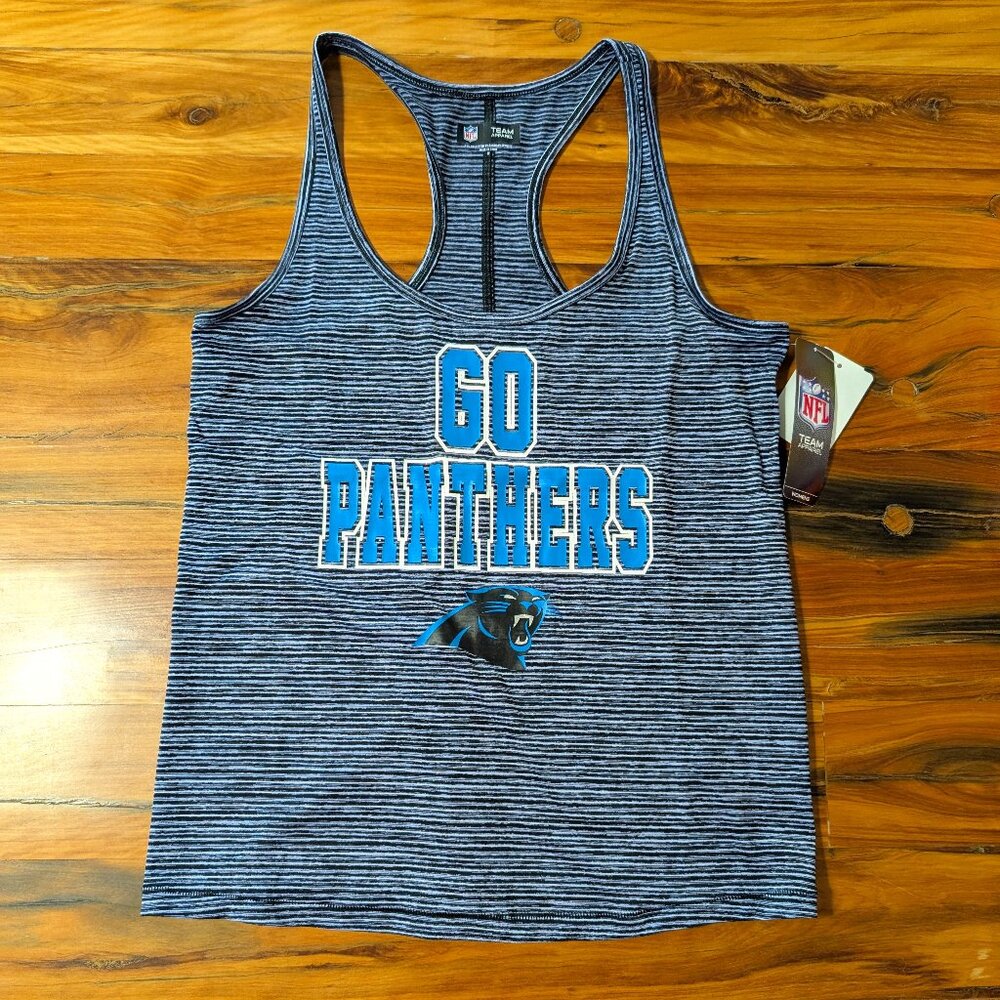 NWT NFL Team Apparel Carolina Panthers Women's Tank Top Medium